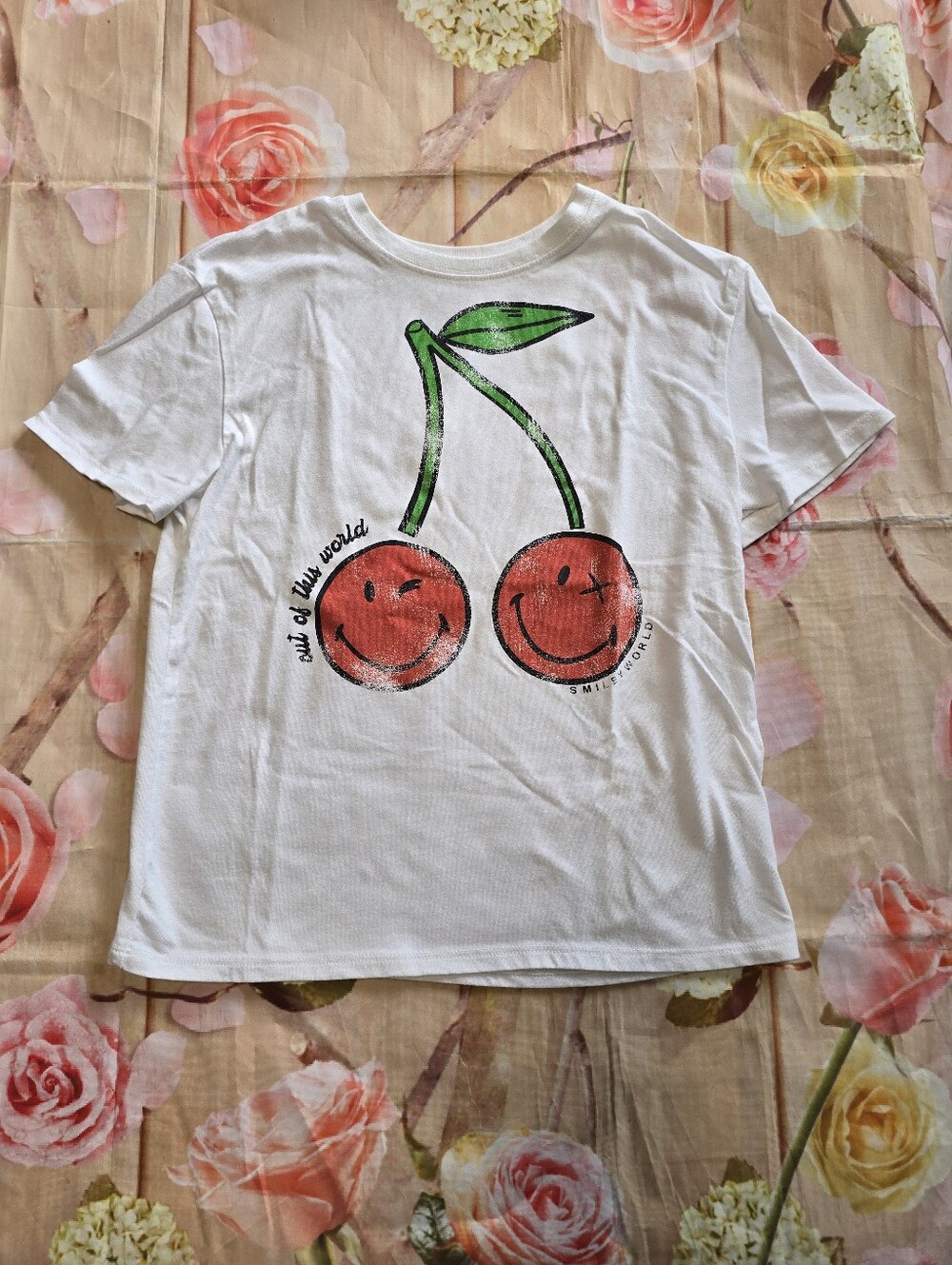 Smiley World Cherry Tee